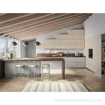 Gabinete de cocina modular de estilo europeo de casa de granja hecha a medida